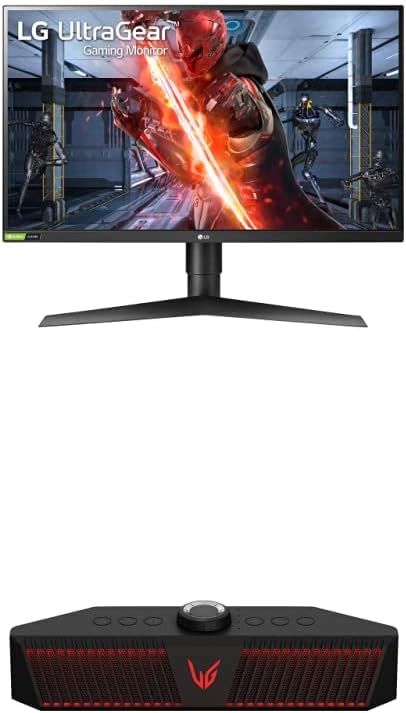 LG 27GN750-B UltraGear Gaming Monitor 27” FHD (1920x1080) IPS Display, 1ms Response, 240HZ Refresh Rate, G-SYNC Compatibility, 3-Side Virtually Borderless Design, Tilt, Height, Pivot Stand - Black