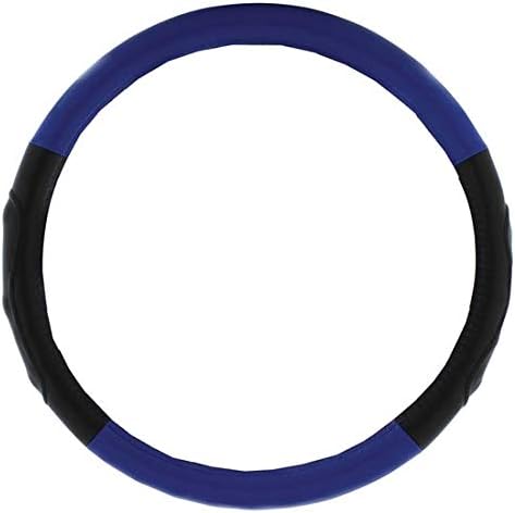 18 Inch Black & Blue Steering Wheel Cover