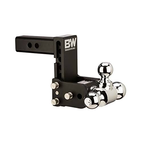 BLACK TOW u0026 STOW 8IN MODEL 5IN DROP 5.5IN RISE TRI-BALL