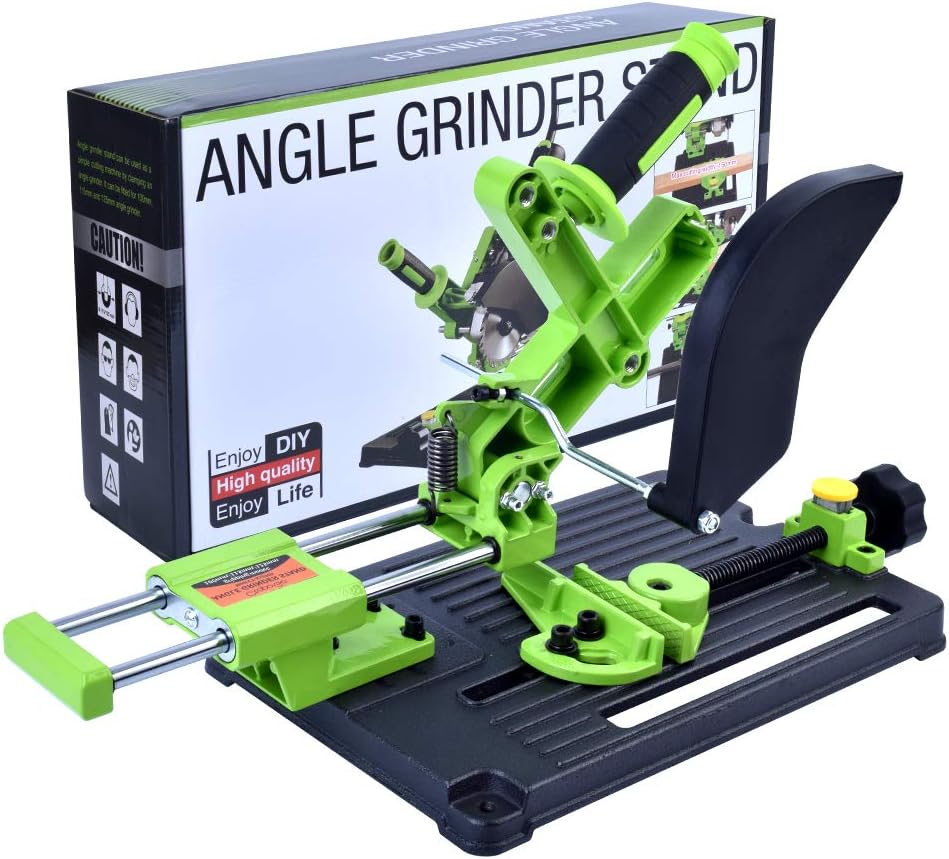 Angle Grinder Fixed Holder,Multifunctional Universal Desktop Angle Grinder Stand,Cutting Machine Table Saw Pull Rod Angle Grinding Machine Bracket for 100/115/125mm