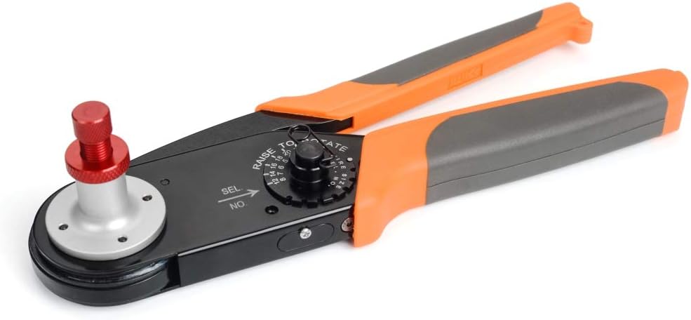 IWISS HD-2612D Solid Contacts Crimping Tool AWG 26-12 for Deutsch Contact Size 12,16,20 applicable to DT,DTP,DTM serie