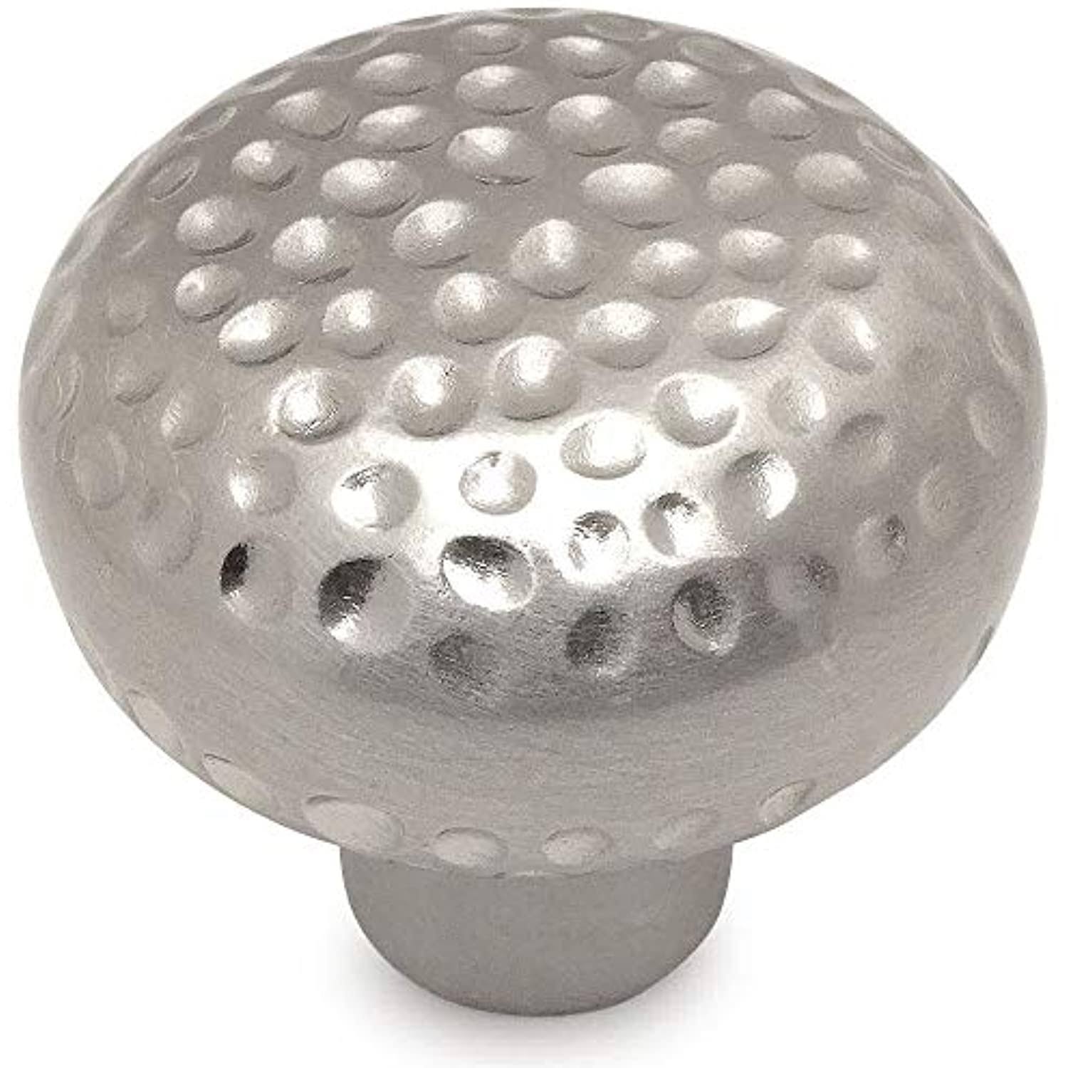 Cosmas 10551sn Satin Nickel Round Zinc Cabinet Knob - 25 Pack