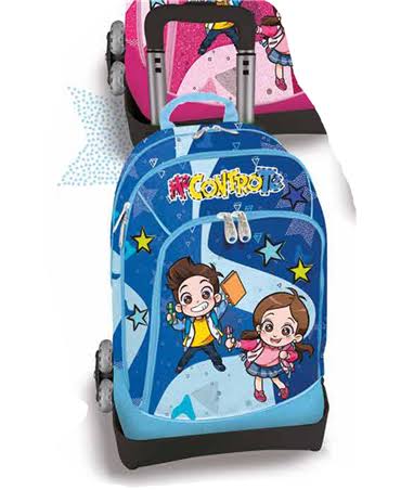 Me Contro TE Trolley Zaino Staccabile 54,5x37,5x25cm Blu