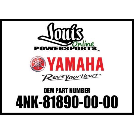 Yamaha Motor Assy 4NK-81890-00-00 New OEM, Black