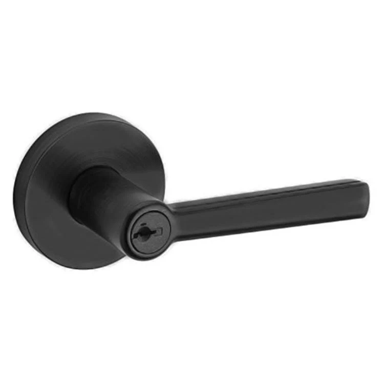 Kwikset 156MRLRDT-514S Montreal Round Entry Door Lock, Iron Black
