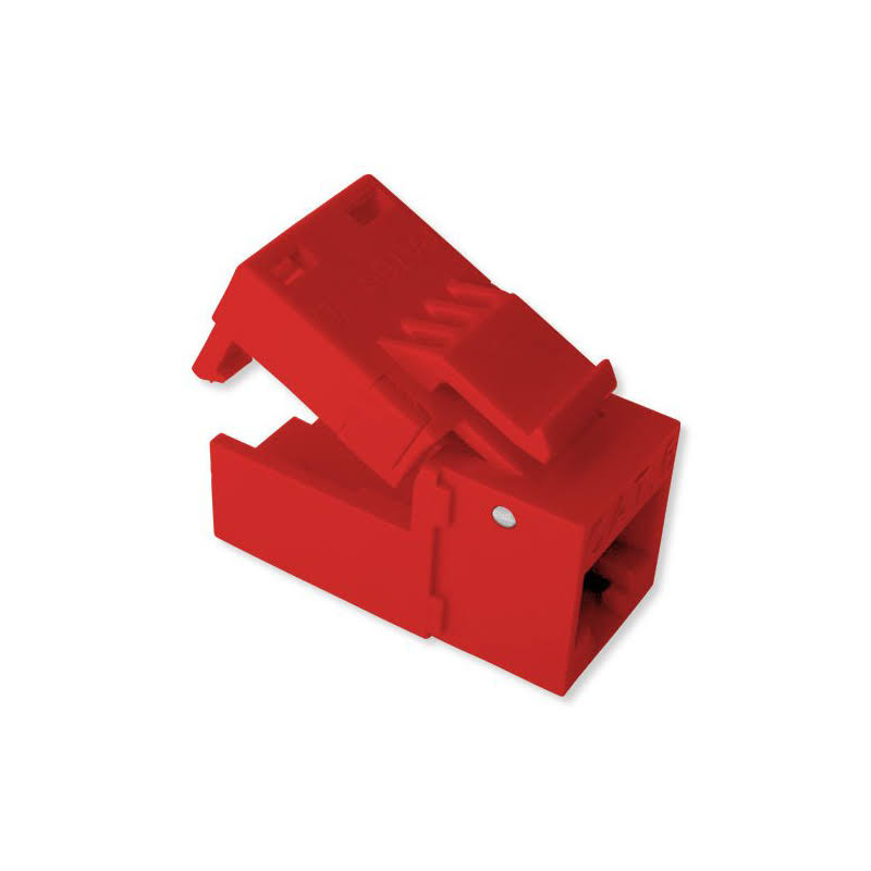 Platinum Tools 706RD-40 EZ-SnapJack Cat6, Red 40 pc/Installer Pack