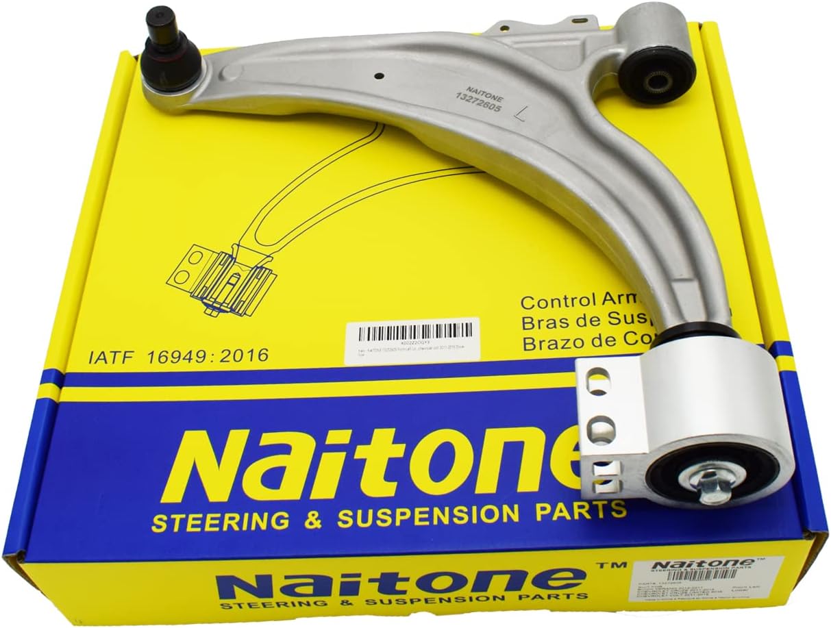 NAITONE 13272605 Front Left Lower Track Control Arm For Buick Verano 2012 2013 2014 2015 2016 2017 Chevrolet 2011 2012 2013 2014 2015 Chevrolet Cruze Limitde 2016 Chevrolet Volt 2011-2015 Driver Side