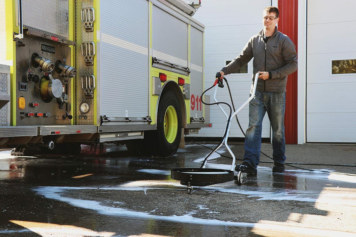 Easy-Kleen Firehouse Professional 2400 PSI (Electric - Cold Water) Rack Mounted Pressure Washer (220V 1-Phase)
