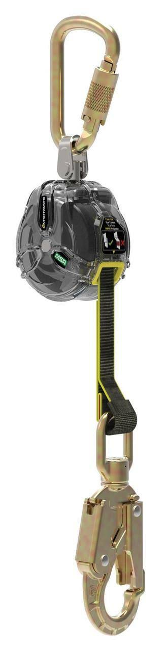 MSA 63011-00E Single Leg Mini Retractable with Snaphook 6&