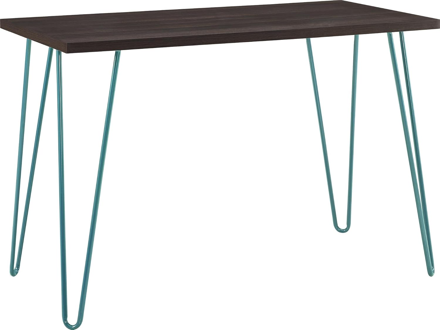 Ameriwood Home Owen Retro Desk with Metal Legs Weathered Oak Pack of 2