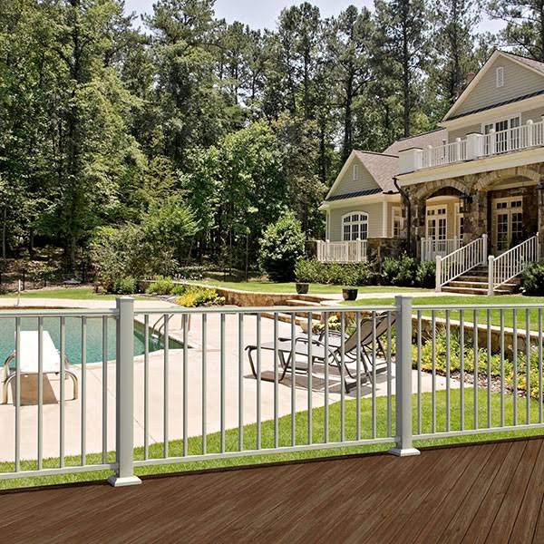 Fortress AL13 Pro Traditional Prefabricated Panel -Black Sand-34 in-8 ft