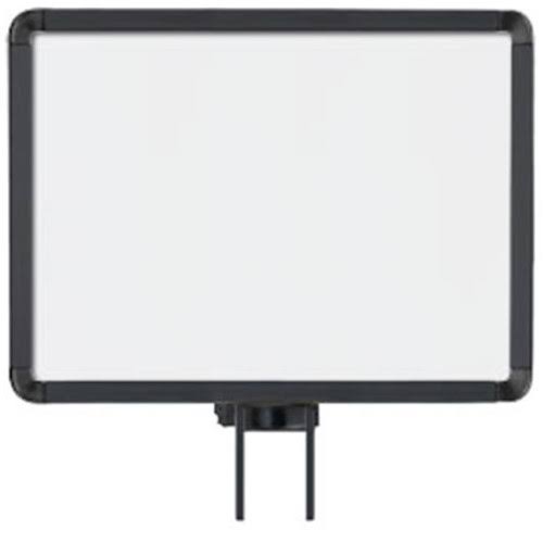 Lavi Industries 50-1131SH-S-MB Horizontal Swivel Mount Sign Frame, 11 x 14 in. Matte Black