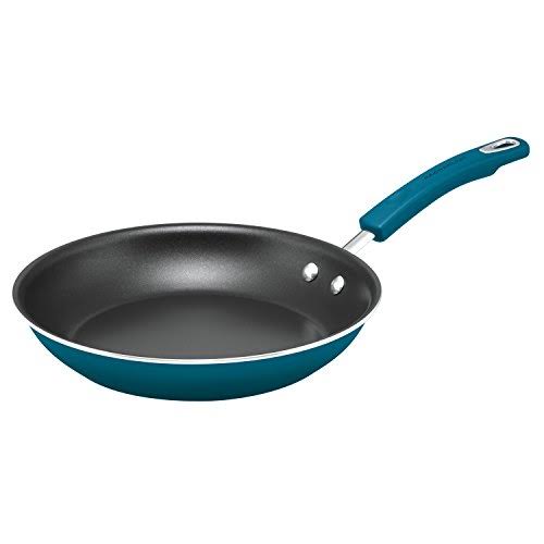 Rachael Ray 11x22 Hard Enamel Aluminum Nonstick Marine Blue Skillet