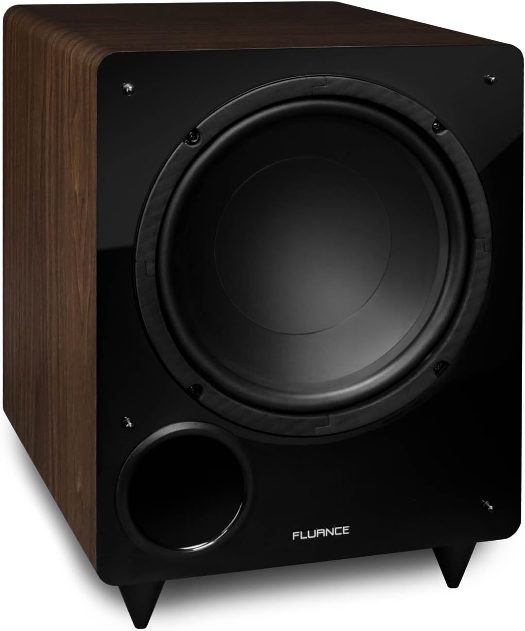 Fluance DB10 10-inch Low Frequency Powered Subwoofer for Home Theater (Black)