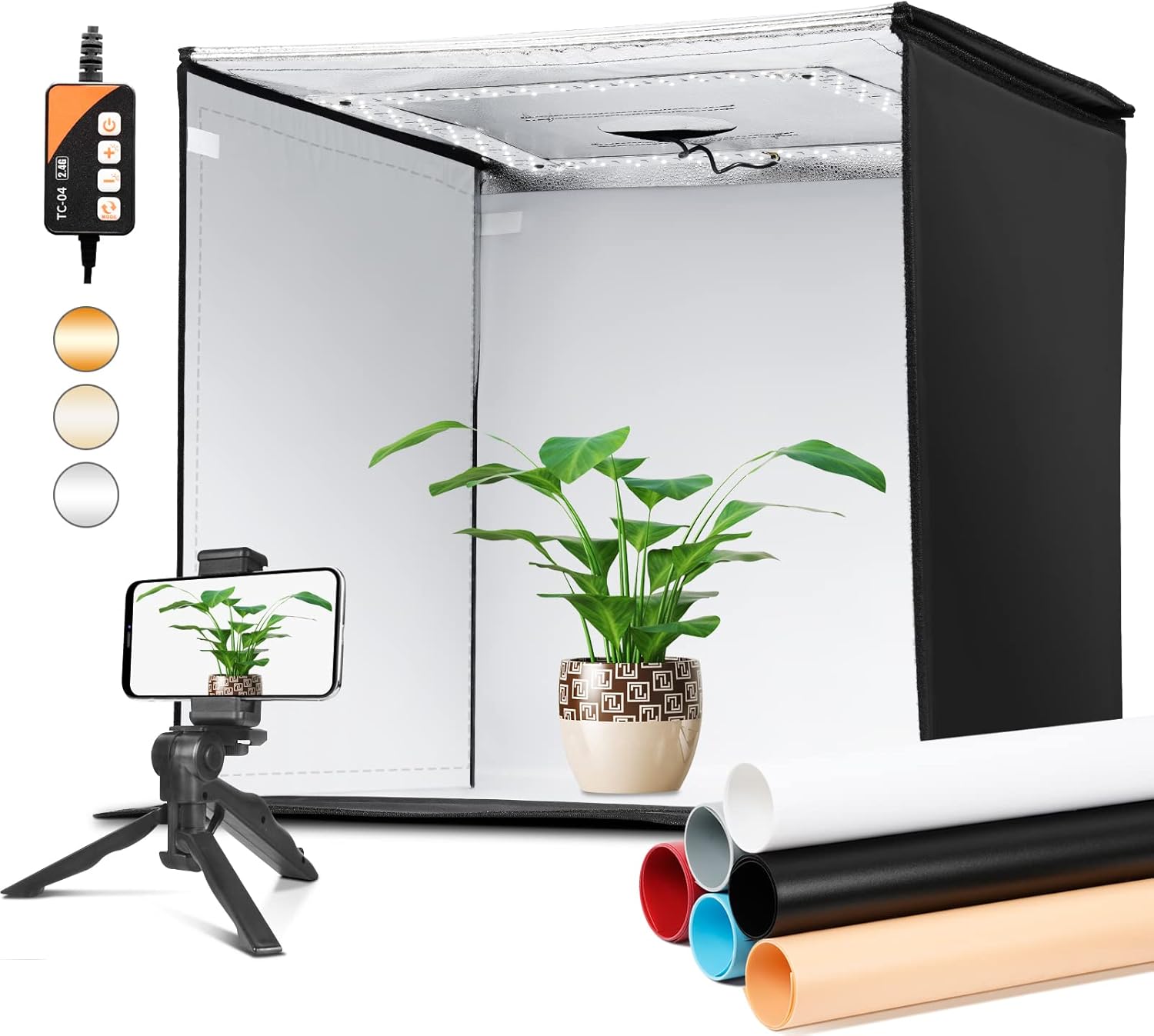 WISAMIC Photo Studio Light Box Kit, 24
