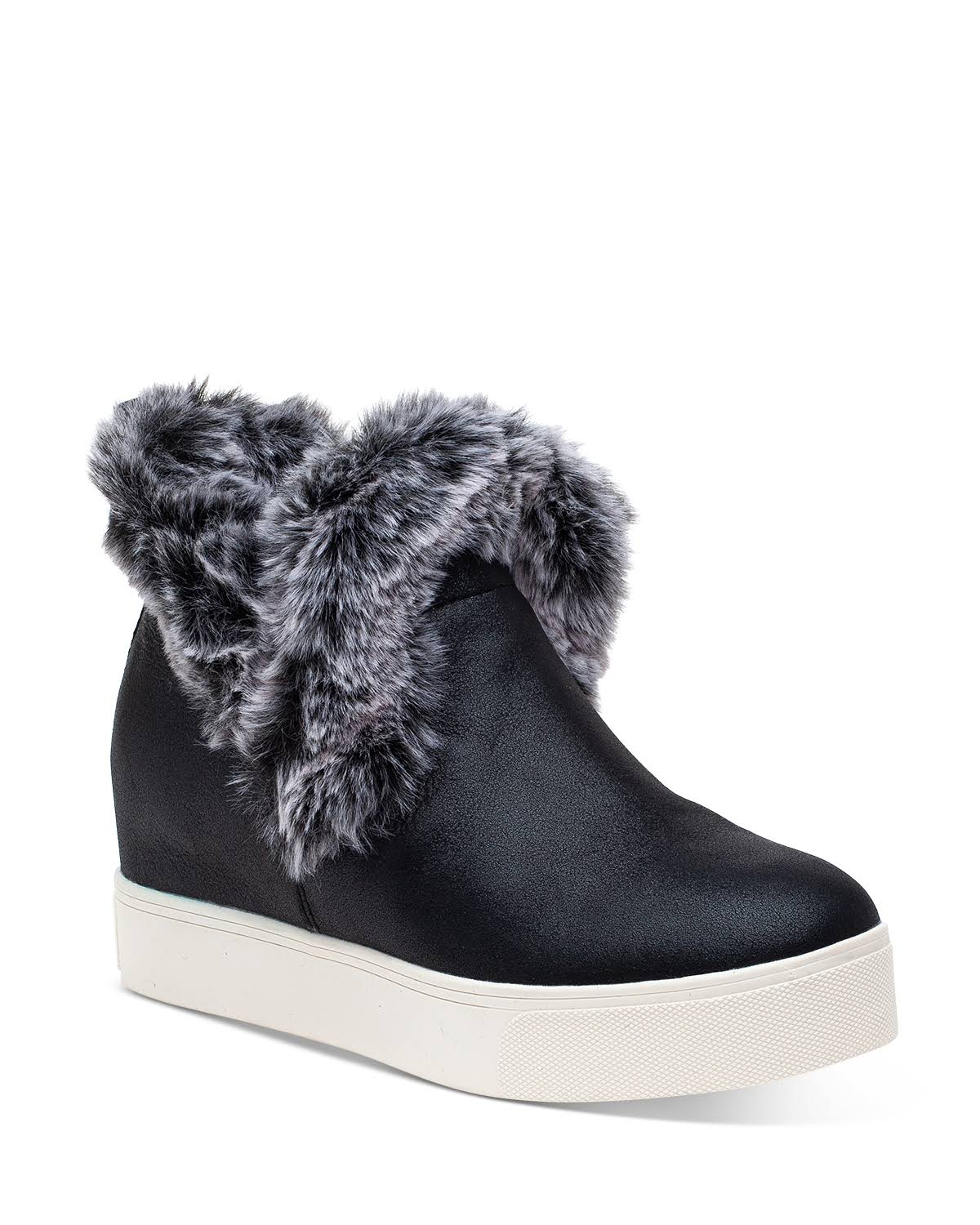 Sean Black Metallic Brush Suede - Black 8.5