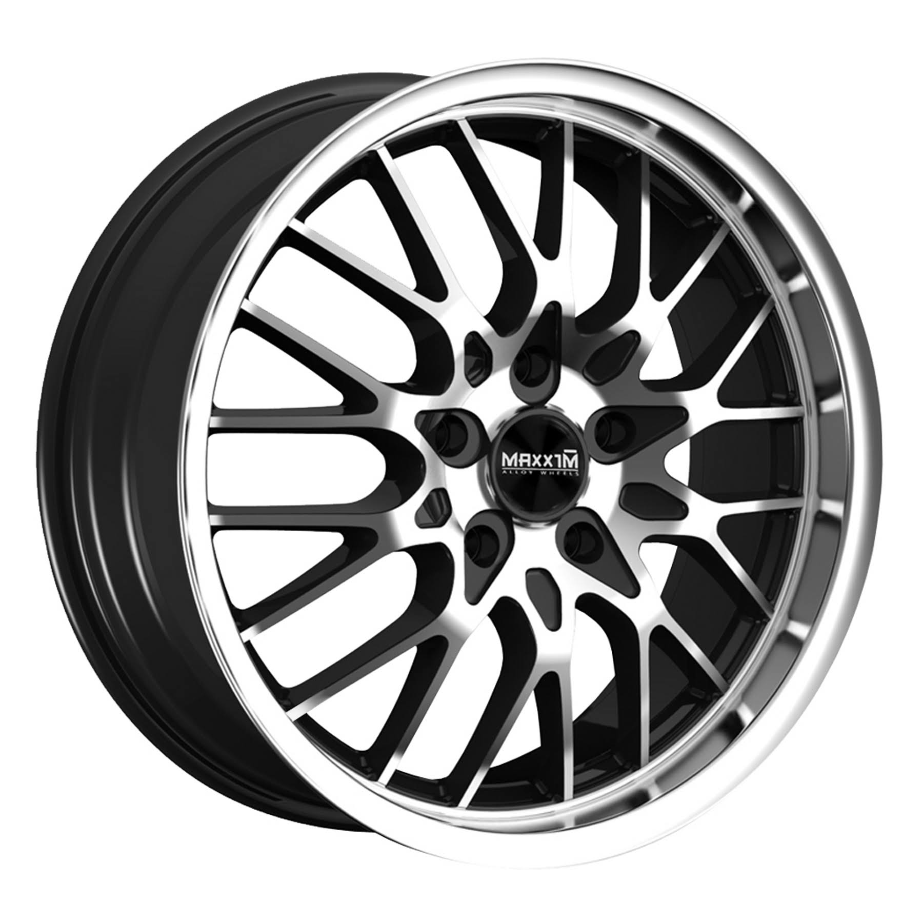 Konig Chance Black Wheel with Machined Face (15x22x6.5x22/4x100mm)