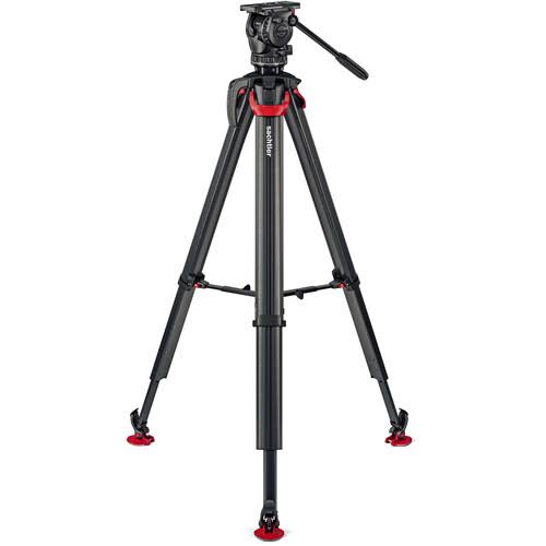 Sachtler aktiv8T flowtech75 MS Tripod System, Professional, Systems, Single Legs, 25 lb, 65