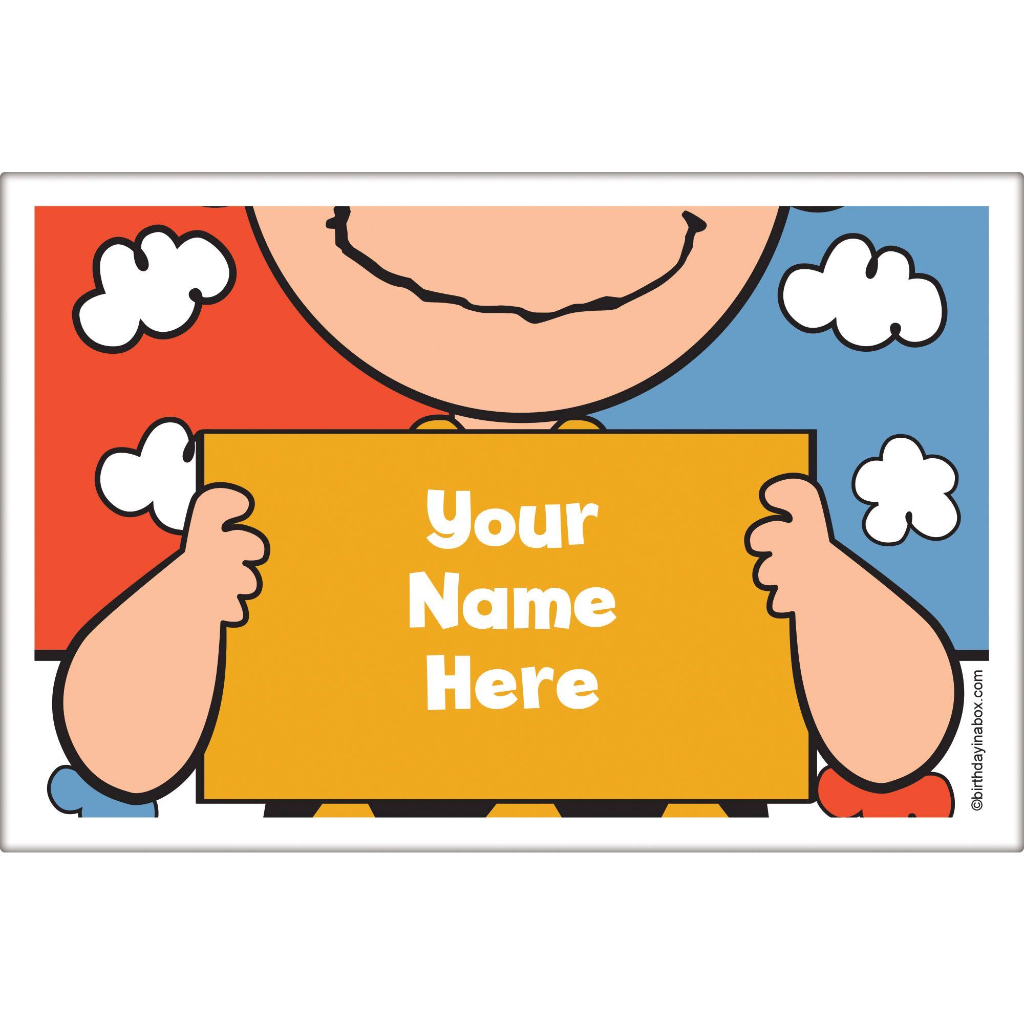 Comic Strip Kids Personalized Placemat (Each)