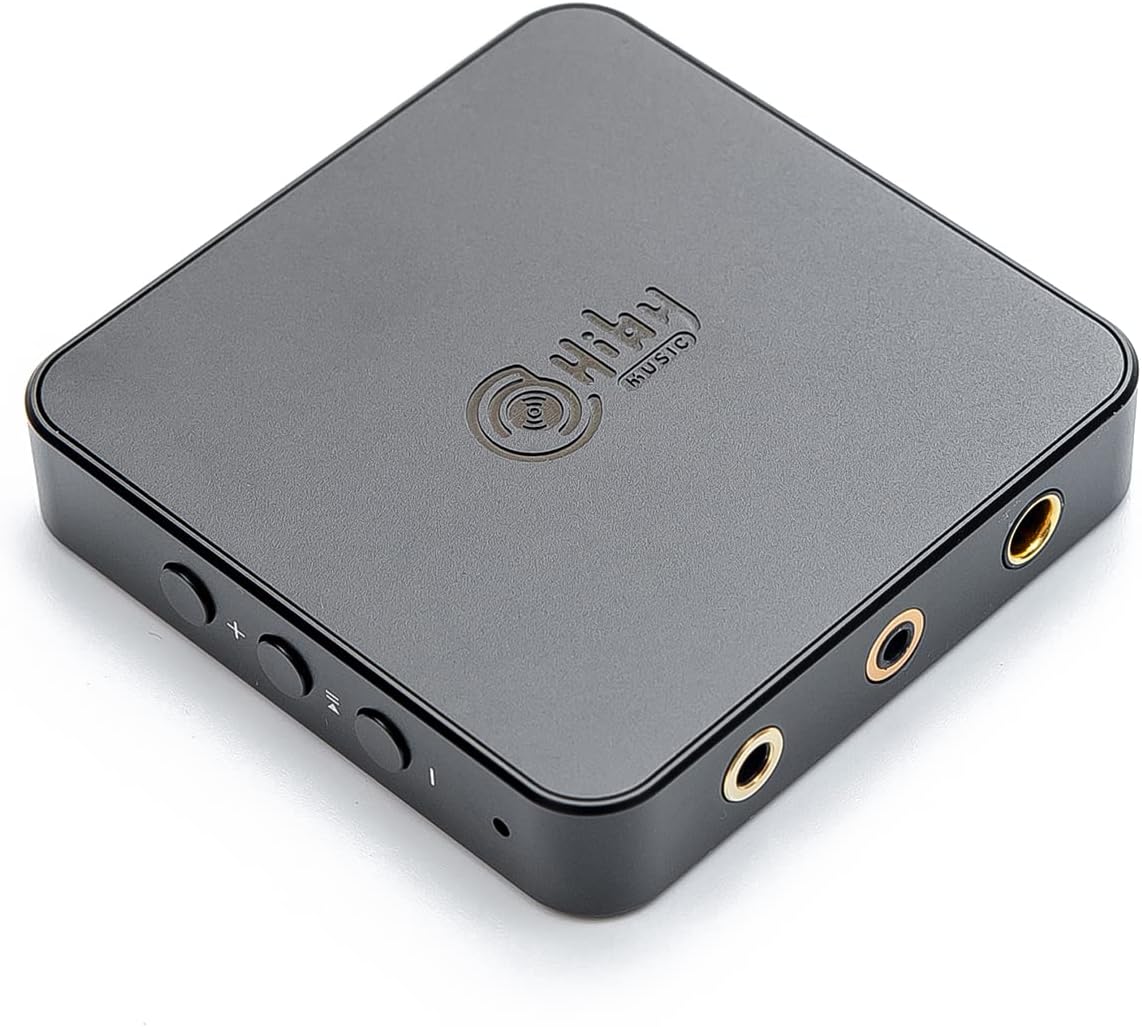HiBy FD3 USB DAC HiFi Audio Headphone Amplifier, Dual ES9038Q2M DAC, PCM768K DSD512 4.4/3.5/2.5mm Output for Smart Phone/Computer/Tablet