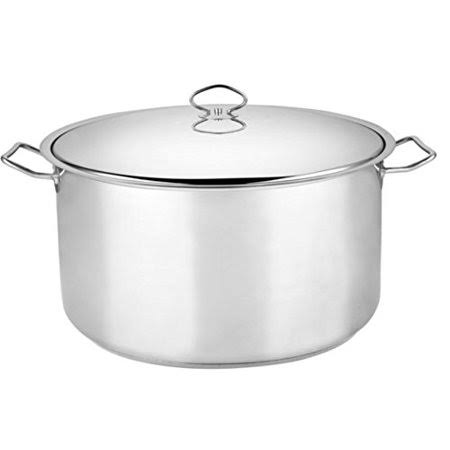 Alpine Cuisine Stainless Steel Round Dutch Oven Capacity (Quarts): 70 qt. SCP-55