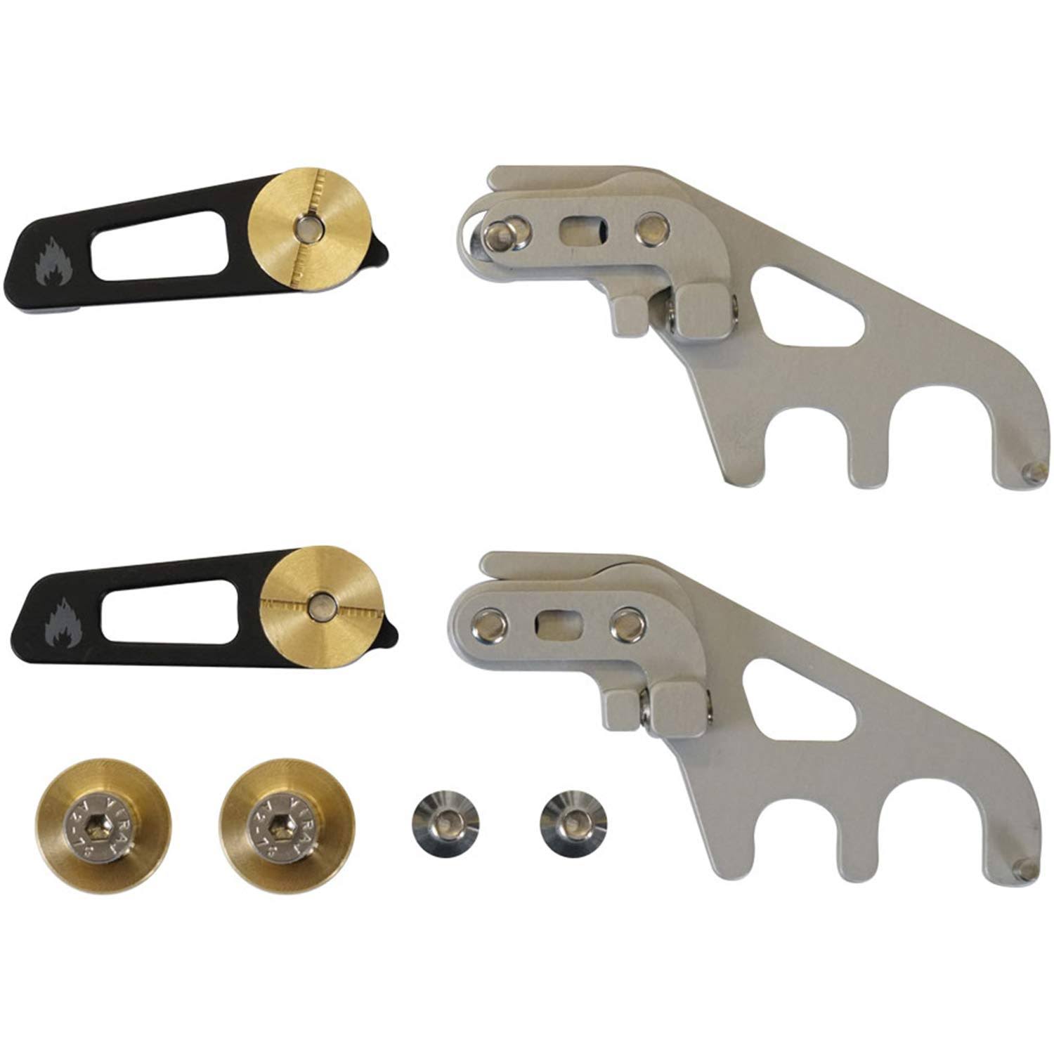 Spark Ru0026D Crossbar Clips Black/Metal