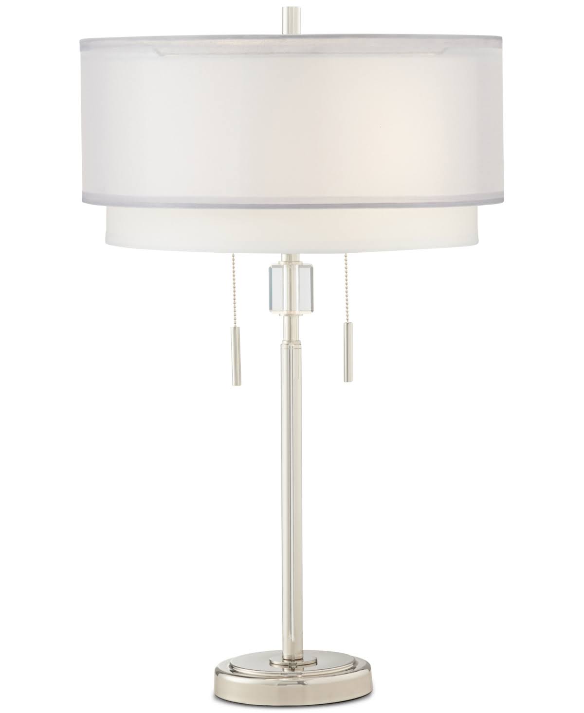 Pacific Coast Claire Table Lamp - Polished Nickel - 37T94