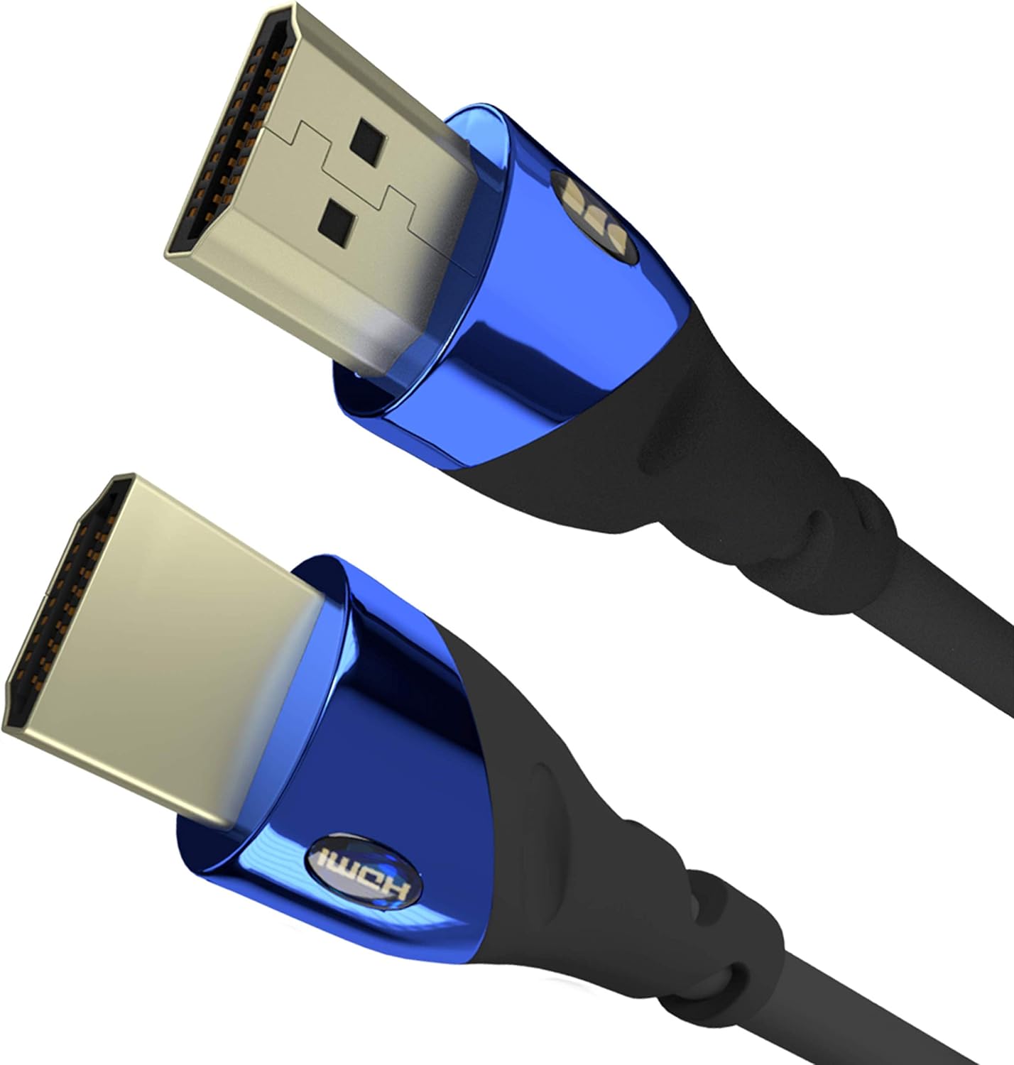 Monster Ultra High-Speed 8K Cobalt HDMI 2.1 Cable at 48 Gbps 12 ft Pack of 2