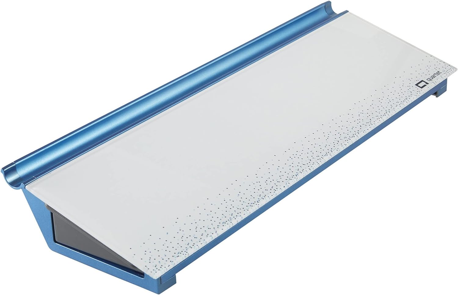 Quartet Desktop Glass Monitor Riser for Computer with Dry-Erase Board, Adjustable Height (Q090GMRW01) Pack of 2