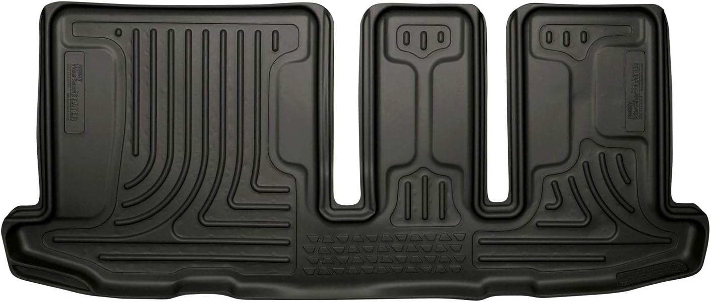Husky Liners Weatherbeater Series | 3rd Seat Floor Liner - Black | 19661 | Fits 2013 Infiniti JX35, 2014-2020 Infiniti QX60, 2016-2018 Infiniti QX60 Base, 2013-2020 Nissan Pathfinder 1 Pcs