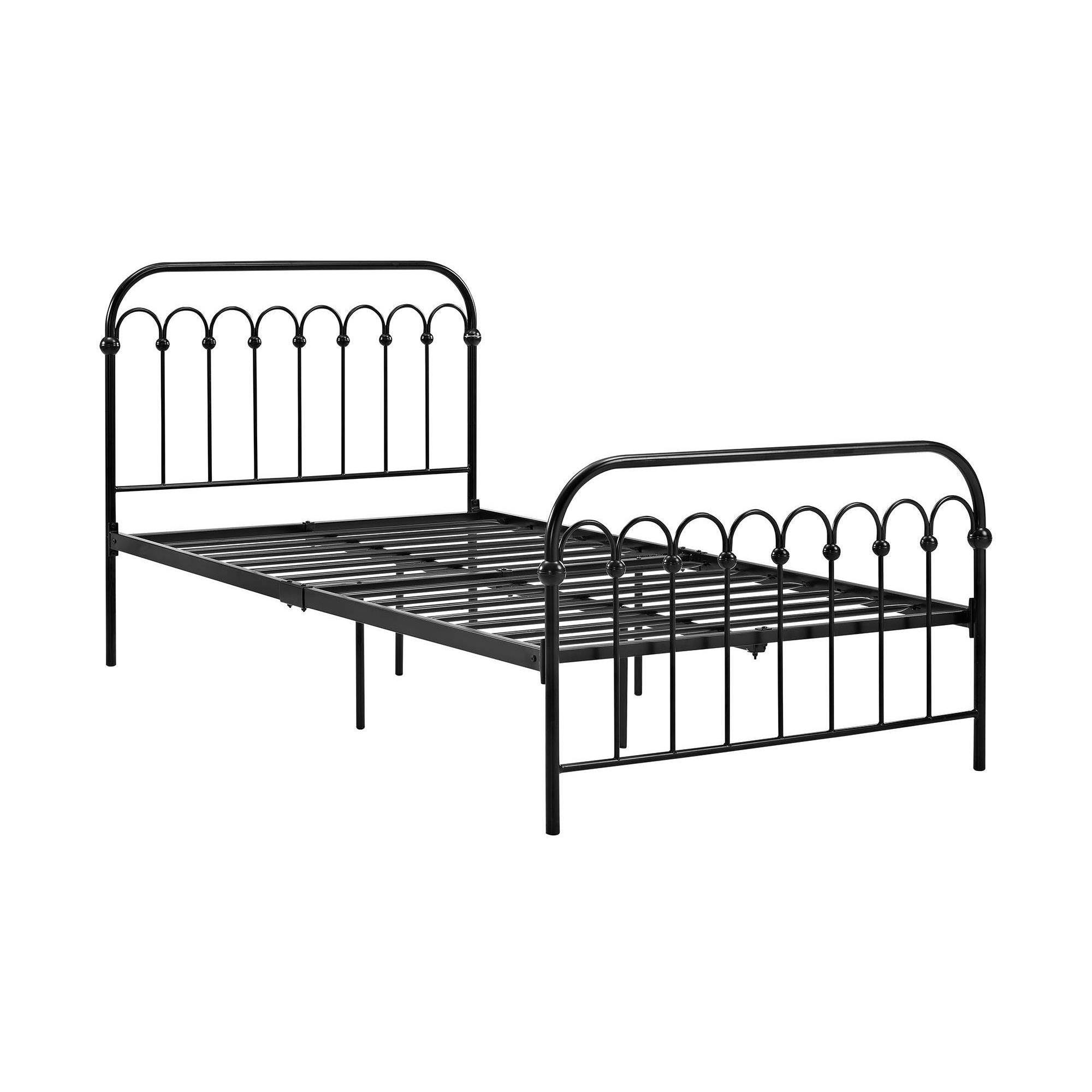 Novogratz Bright Pop Platform Bed, Black, Twin