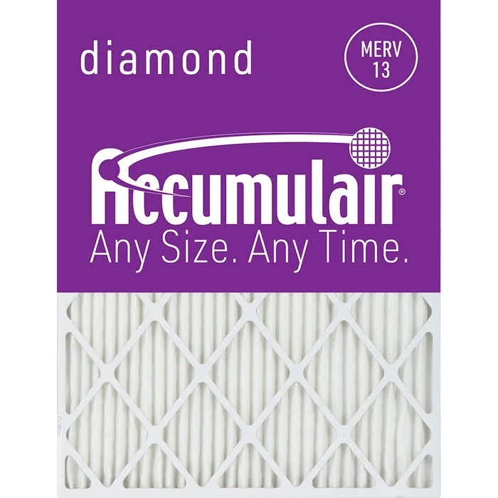 Accumulair Fd16.38X21.38A_4 Pleated Air Filter, 16.38x22 x 21.38x22 x 1x22