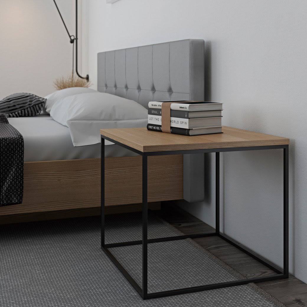 Tema Home Gleam Side Table, Black