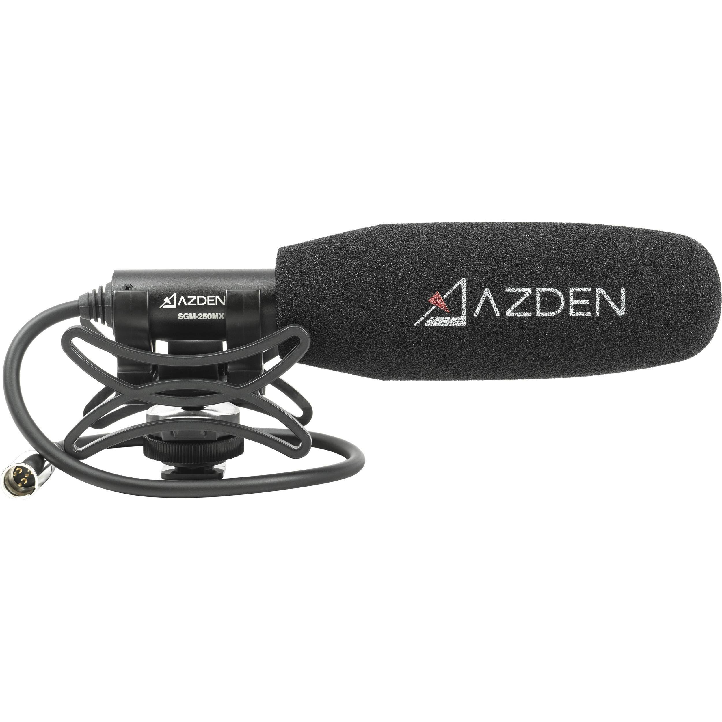 Azden, SGM-250MX, Professional Compact Cine Microphone with Mini XLR