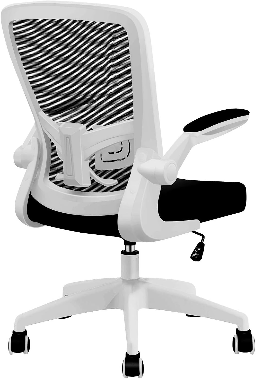 Office Chair, FelixKing Ergonomic Desk Chair with Adjustable Height and Lumbar Support Swivel Lumbar Support Desk Computer Chair with Flip up Armrests for Conference Room (Black)