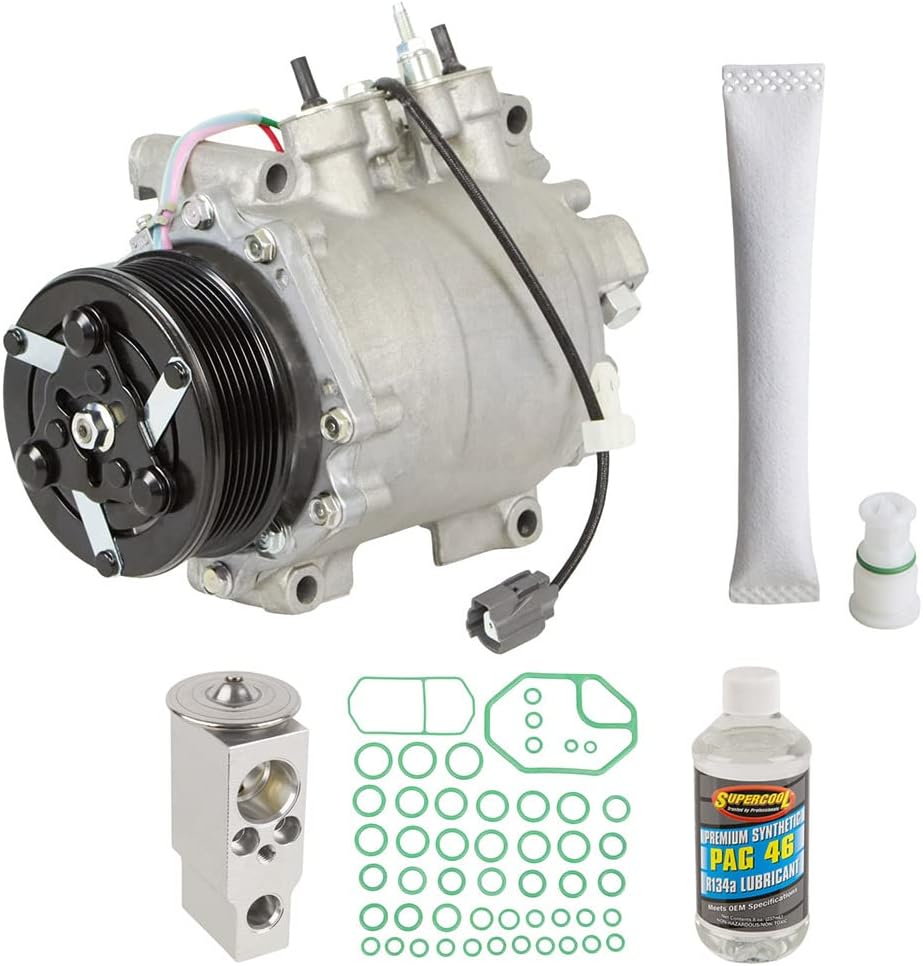 For Honda CR-V 2002 2003 2004 2005 2006 OEM AC Compressor w/A/C Repair Kit - BuyAutoParts 61-87537RN New