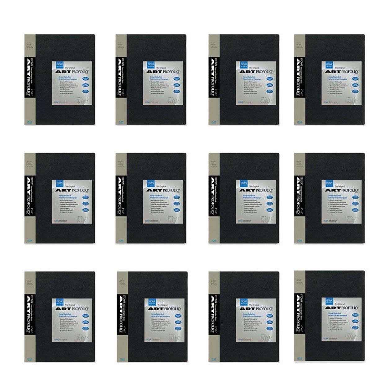 Itoya Art Profolio Original Storage Display Presentation Book 4x6 Pocket Pages 48 Views Pack of 12