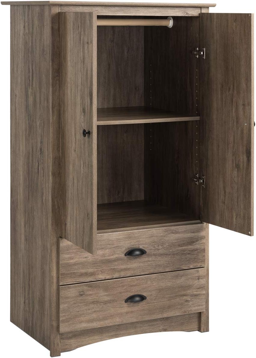 Prepac Salt Spring Armoire, 58.75
