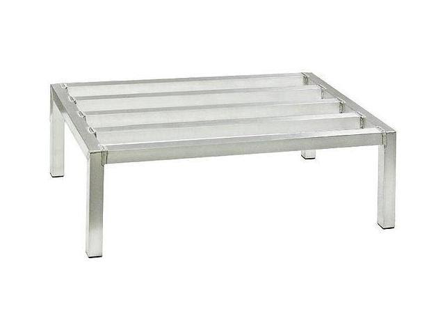 Dunnage Rack,1500 lb,Aluminum,60W x 24d New Age 6010