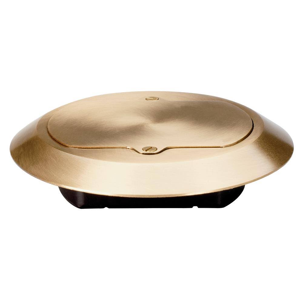 Pass u0026 Seymour Tm1542-Trcf Brass Round Receptacle Cover