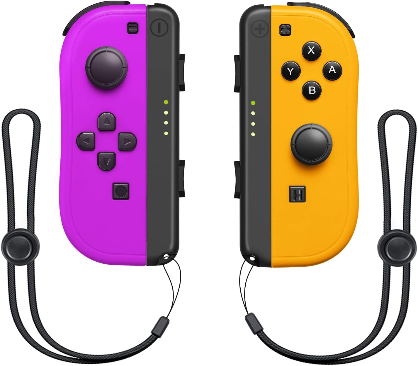 Joy-Pad Controller Compatible with Switch Joypads with Grip, Switch Controller Supports Wake-up Function (White Pack of 2