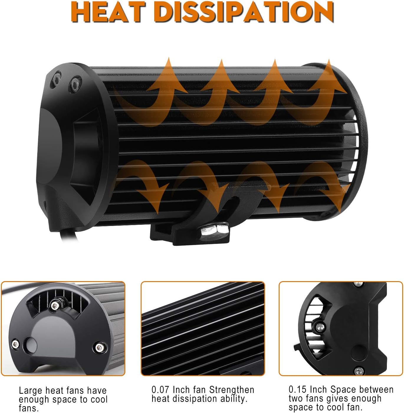 8Pcs 240W LED Light Bar LED Pods 7 Inch LED Work Light Off Road Spot Flood Combo Light 32000LM Waterproof for Jeep Truck Tractor Trailer Boat Pickup Car UTV ATV(8Pack-240W Combo Light)