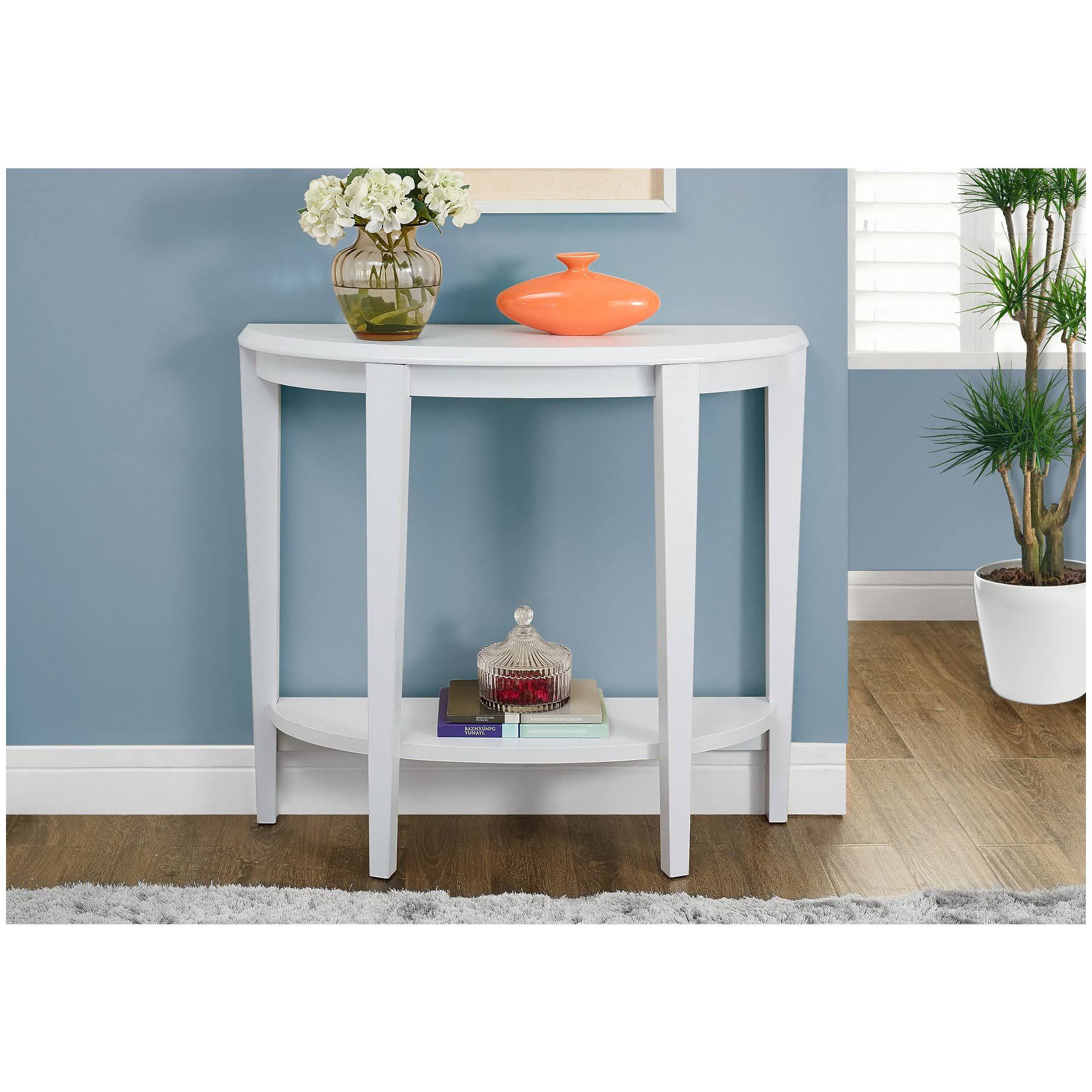 Monarch Specialties Inc. Console Accent Table - White