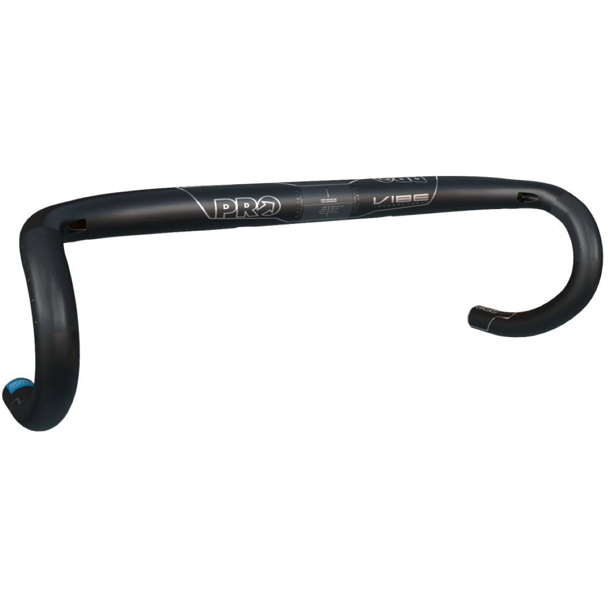 Pro Vibe Superlight Compact Carbon Handlebar - 42cm - Black