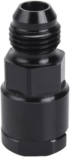 Black 6AN Quick-Disconnect Female EFI Fitting Aluminum Quick Disconnect Female Push On EFI Electronic Fuel Injection Hose Fitting (6AN Male To 5/16