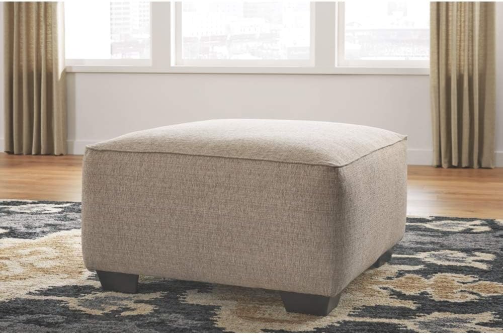 Signature Design by Ashley - Baceno Casual Oversized Accent Ottoman, Wheat