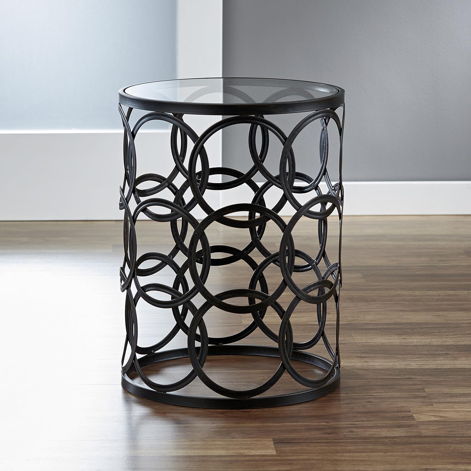 FirsTime & Co. Interlocking Circles Side Accent Table, 22