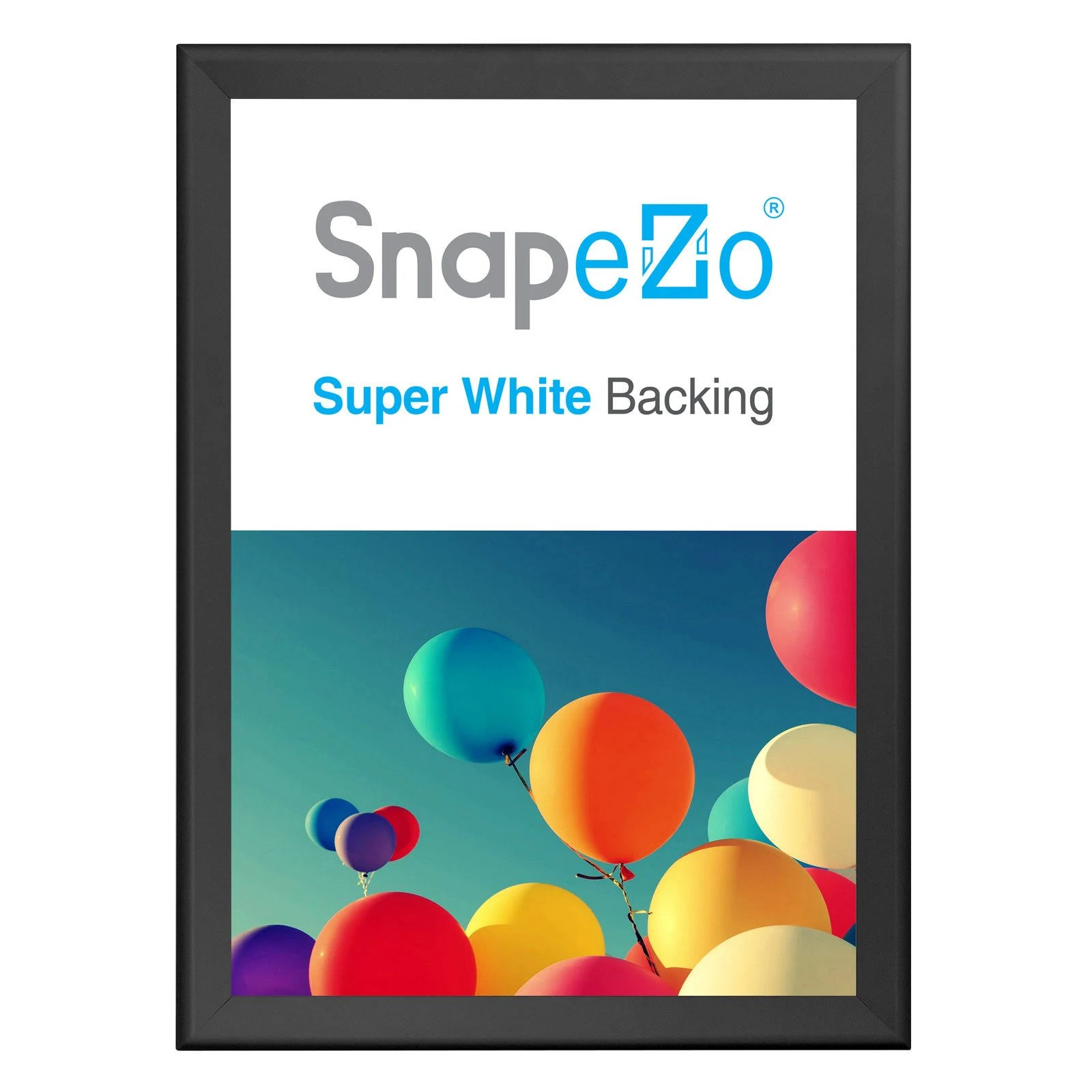 34x48 Inches Black SnapeZo Snap Frame - 1.7x22 Profile