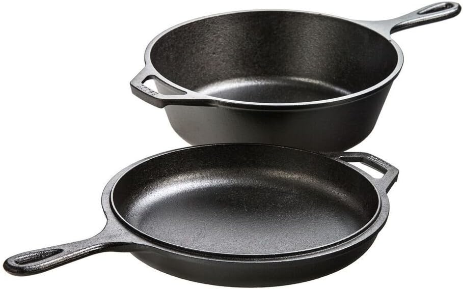 Lodge Combo Cooker Cast Iron, 10.25