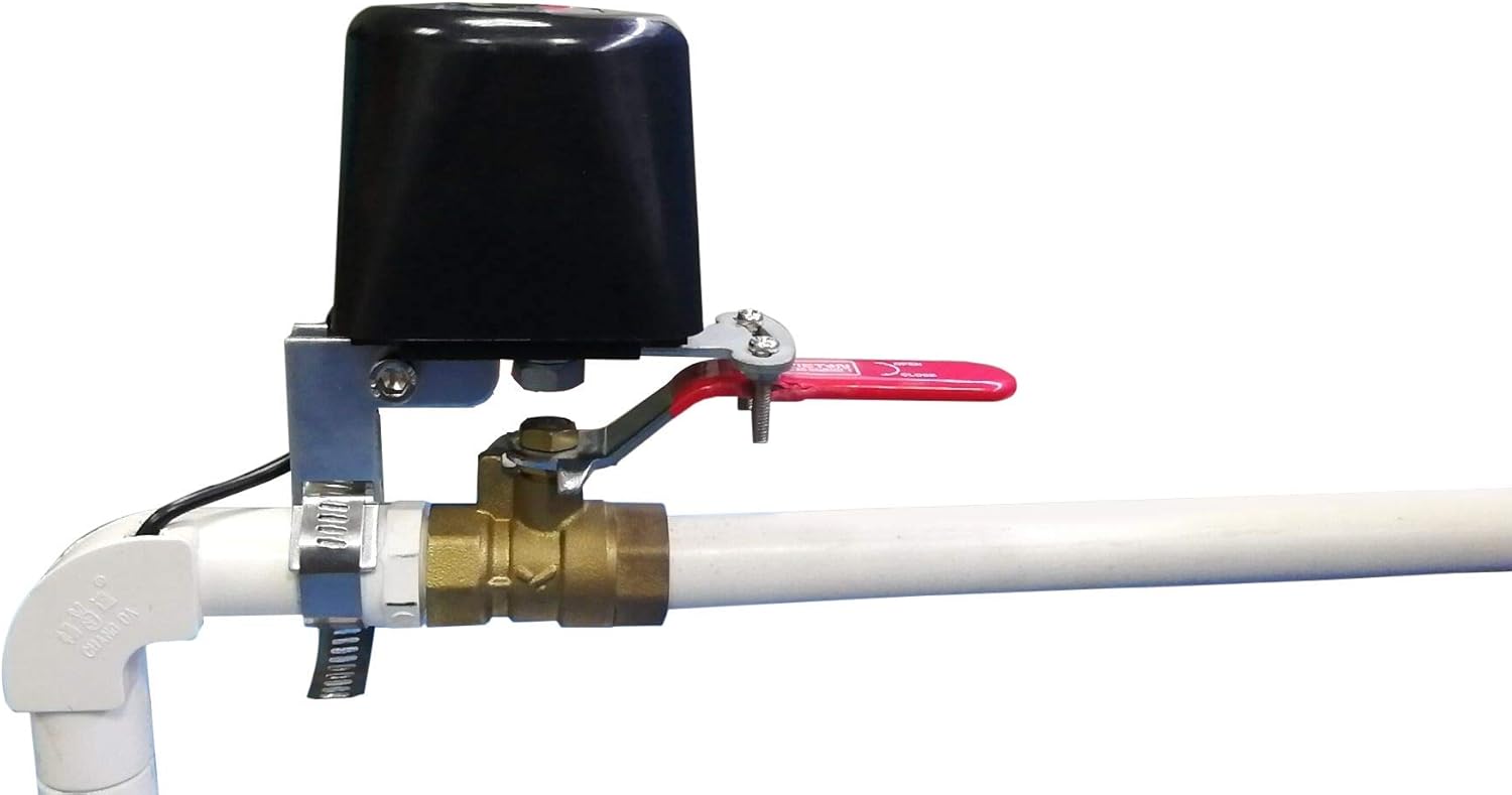 Xenon Smart WiFi Water/Gas Valve,Compatible with Alexa and Google Assistant,Application program iOS/Android-2 pack.